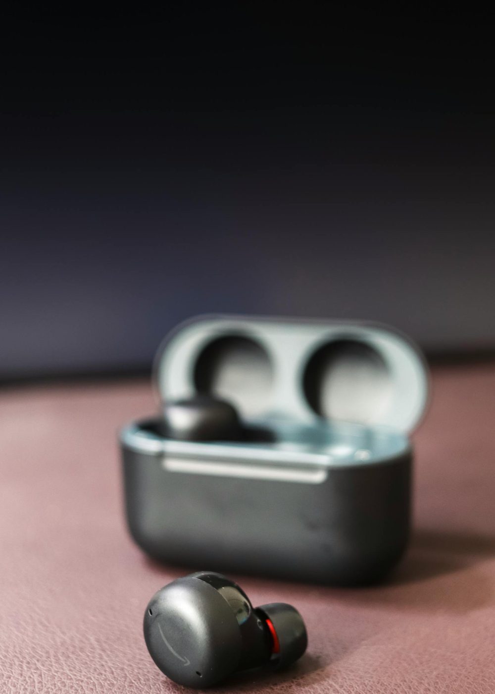 Refurbished AirPods category with wireless earbuds and charging case